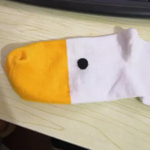Creative duck head novelty socks funny cute casual cotton socks for men and women daily wear