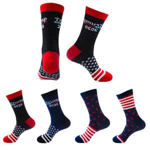 Herren Damen 2020 Wahl Socken patriotische US Flagge Stern gestreifte Baumwolle Socken
