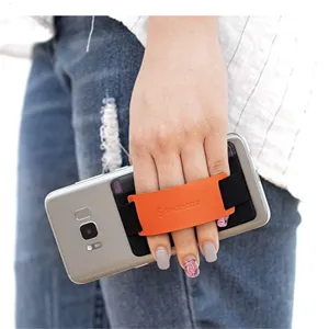 Cinturino posteriore per telefono e porta carte adesivo multifunzione per una presa sicura.