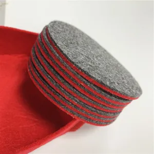 Nordisch Minimalistisch Leder Untersetzer Wärmeisolierte Wasserdichte Tischmatte Einfarbig Rundes Tassenpad Für Zuhause Büro Küche