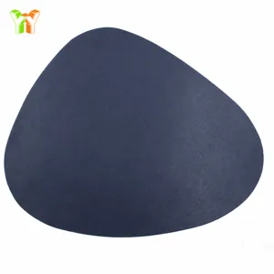 Irregular Leather Placemat Waterproof Oil Proof Heat Resistant Table Mat Modern Minimalist Dining Table Mat