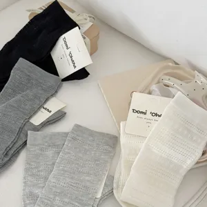Ballett Stil Netz atmungsaktive Wadenstrümpfe für Damen, dünne Frühlings- und Sommersocken.