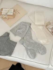 Ballettstil Damen dünne Netz atmungsaktive hohe Strümpfe Sommer Herbst süße Socken