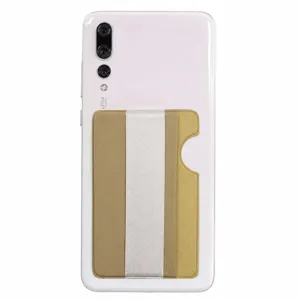 Porte-carte élastique autocollant pour dos de téléphone portable accessoire étui.