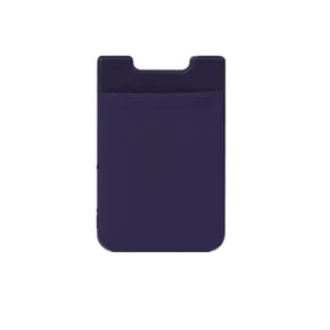 Portacarte elastico a U per telefono cellulare di colore viola scuro per smartphone.