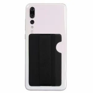 Elastische telefoon kaarthouder Lycra sticker portemonnee zakje voor smartphone achterkant