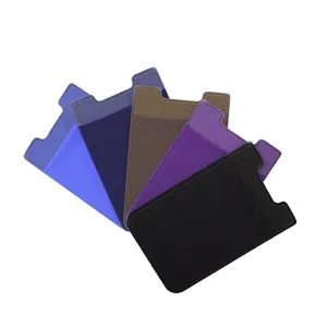 Porta carte elastico in Lycra per telefono tasca adesiva posteriore per carte.