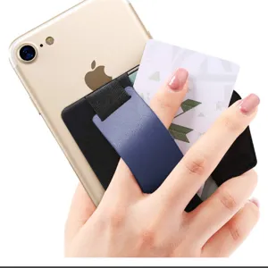 Elastische Lycra telefoonhouder sticker achterkant portemonnee zakje mobiele standaard