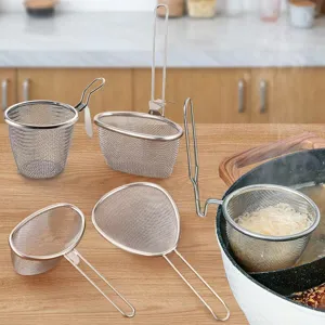 Set di colini per pentola calda in acciaio inossidabile per cucina, cottura e frittura.