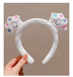 Schattige pluche kattenpoot haarband fluffy dierlijke haarhoepel voor dagelijkse feest mode