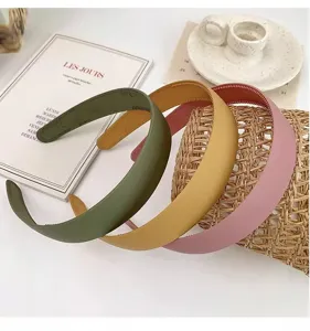 Simple wide matte headband women fashion non-slip hair hoop cute daily hair accessories styling tool