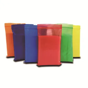 Colorful translucent PE ziplock bags, waterproof self-sealing plastic jewelry storage bags.