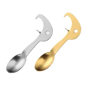 Edelstahl Passionsfrucht Oeffner Fruchtteiler Loeffel Kuechenhelfer Set
