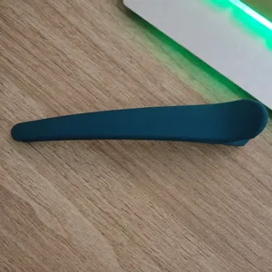 Large matte duckbill hair clip styling clip makeup sectioning clip teal hair accessory