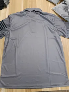 Men's outdoor tactical short sleeve polo shirt, comfortable casual athletic top for summer.