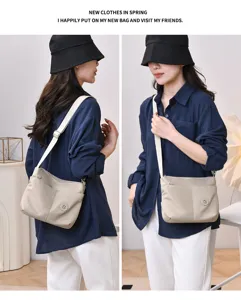 Stylish casual commuter shoulder bag for women, large capacity versatile crossbody design.
