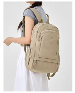 Casual lightweight backpack for women, stylish commuter bookbag for daily college and travel use.
