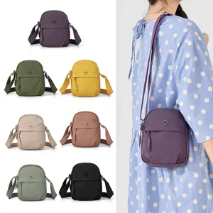 Women's Casual Nylon Crossbody Bag Lightweight Waterproof Shoulder Bag Daily Commuter Handbag Multi-Pockets Purse