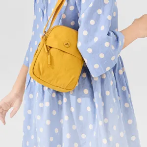 Fashion lightweight nylon crossbody bag casual shoulder bag for women daily outdoor travel use.