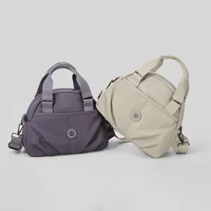 Women Nylon Handbag Casual Multi-layer Crossbody Bag Lightweight Commuter Shoulder Bag