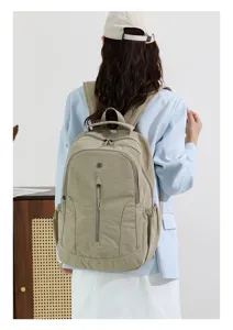 Casual travel business backpack with large capacity, lightweight and waterproof for daily use.