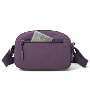 Purple oxford cloth cross body bag casual fashion shoulder cell phone bag for women