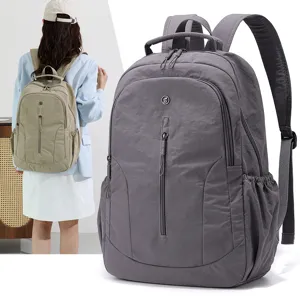 Unisex Casual Travel Backpack Large Capacity Waterproof Nylon Business School Bookbag Durable Daypack