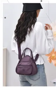 Femme sac bandoulière nylon sac casual stylé sac épaule léger quotidien trajet.