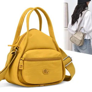 Sac Bandoulière en Nylon pour Femmes Mode Décontractée Sac à Main Léger
