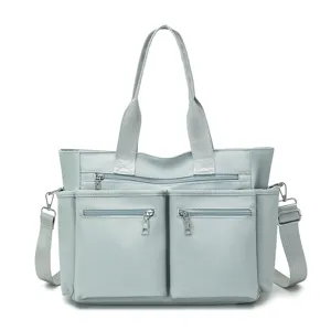 Stylish Women Large Capacity Nylon Tote Bag Casual Travel Shoulder Crossbody Handbag