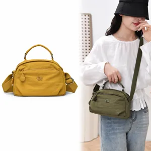 Women nylon crossbody bag casual lightweight multi-pocket shoulder bag stylish everyday purse