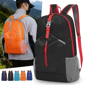 Casual Waterproof Oxford Cloth Backpack Large Capacity Foldable Travel Rucksack Outdoor Hiking Sport Daypack For Men