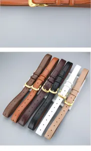 Women stylish leather belt casual metal pin buckle waist belt for jeans pants 2024