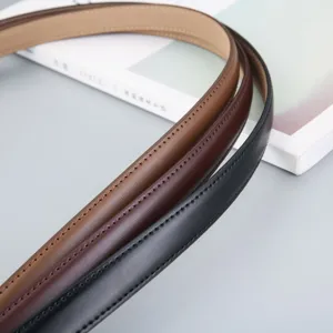 Ceinture fine en cuir pour femme, ceinture de taille minimaliste en cuir de vache pour jeans.