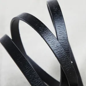 Women black thin leather belt dress decorative strap elegant minimalist cowhide accessory