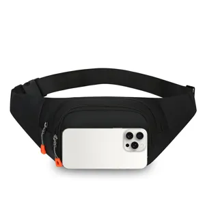 Men's waterproof multi-functional sports waist bag large capacity chest bag new