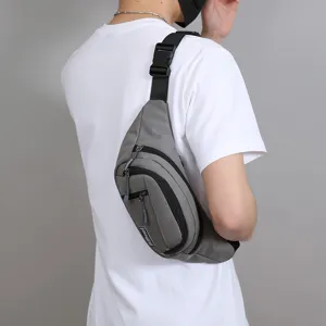 Heren casual waterbestendige crossbody borsttas, veelzijdige dagelijkse forensentas.
