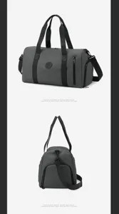 Grand sac de sport de voyage pour fitness et courts déplacements avec séparation humide.