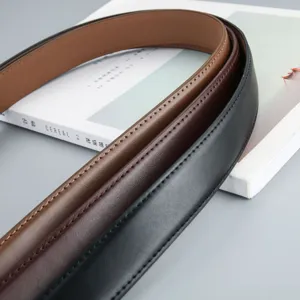 Women's minimalist leather belt set, versatile classic colors for suits and jeans main view