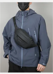 Waterdichte heren borsttas casual crossbody tas stijlvol dagelijks gebruikzak