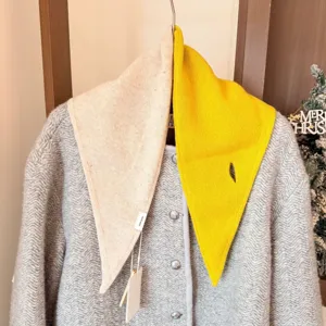 echarpe triangle en tricot 100% laine, doux automne hiver femme chale chaud accessoire