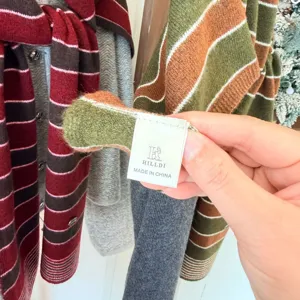 Style coréen écharpe châle tricotée rayée colorblock chaude mode hiver automne
