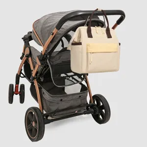 Sac à langer léger multi-compartiments sac à dos poussette bébé pour maman sortie quotidienne