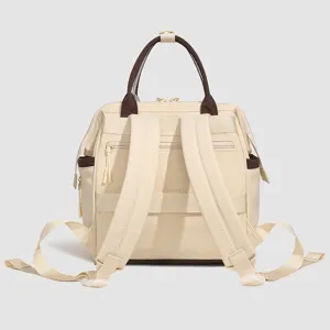 Sac à dos à langer léger multi-compartiments pour mamans, idéal pour les sorties quotidiennes.