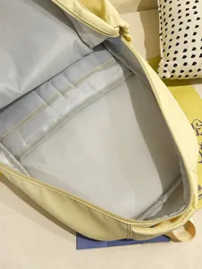 Japanese ins style versatile campus school backpack with multi-compartment interior design