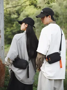 Fashionable casual lightweight crossbody bag for men and women outdoor sport shoulder bag.
