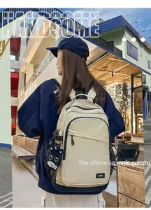 Lightweight casual backpack for outdoor hiking, travel and daily commute with laptop compartment.