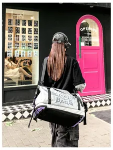 Grand sac de voyage de sport fitness en plein air sac à dos bagage portable