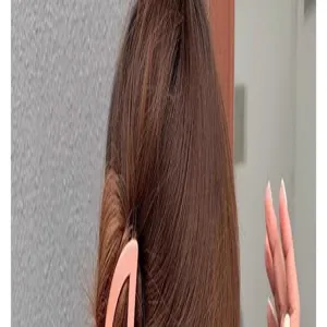 Matte hair claw clip for women large size hair catcher stylish crescent back head hair accessory