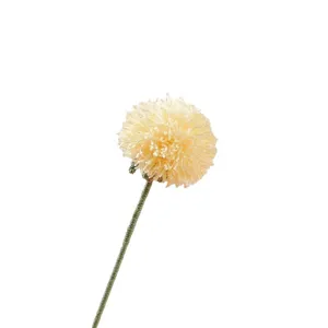 Fiore di tarassaco all'uncinetto fatto a mano lana artificiale decorazione tavola casa